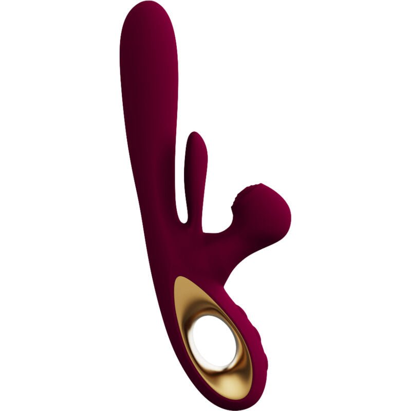 ARMONY - VIBRADOR DE IMPACTO SWING E ESTIMULADOR DUPLO MODELO 1 BORDEAUX - Infernum Store