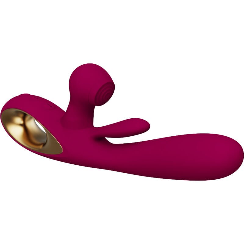 ARMONY - VIBRADOR DE IMPACTO SWING E ESTIMULADOR DUPLO MODELO 1 BORDEAUX - Infernum Store