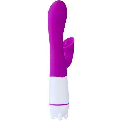 ARMONY - VIBRADOR E ESTIMULADOR HAPPY COM LÍNGUA RECARREGÁVEL VIOLETA - Infernum Store