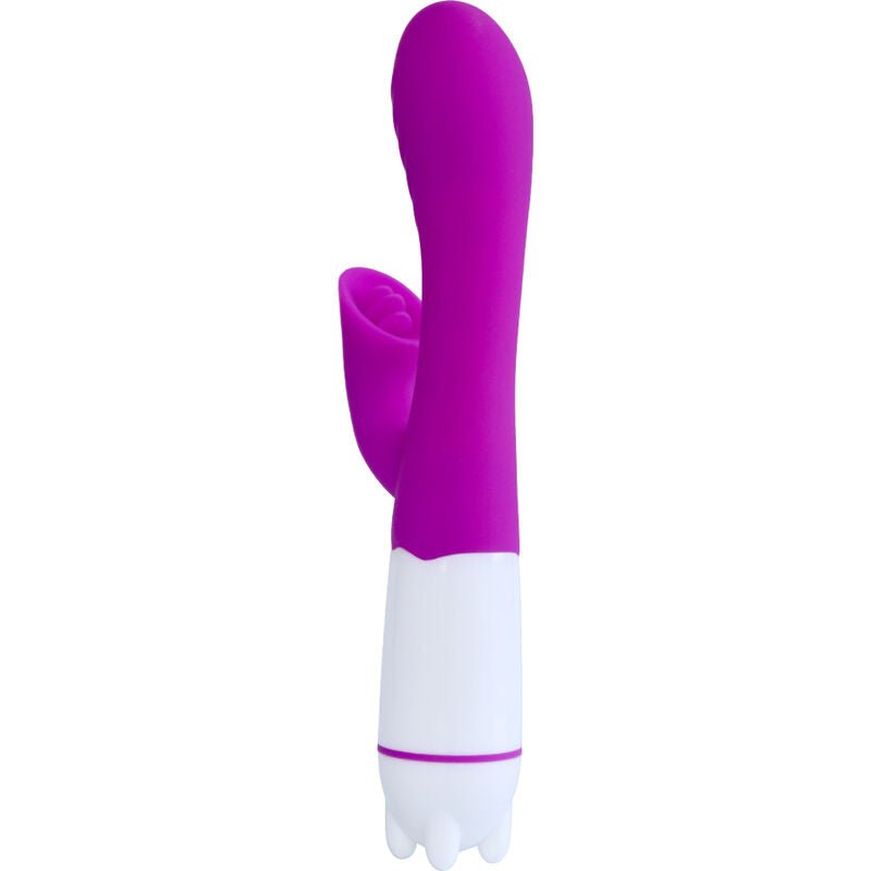 ARMONY - VIBRADOR E ESTIMULADOR HAPPY COM LÍNGUA RECARREGÁVEL VIOLETA - Infernum Store