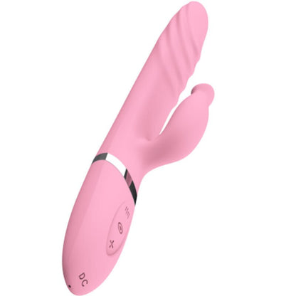 ARMONY - VIBRADOR E THRUSTING COM LÍNGUA DE EFEITO DE CALOR ROSA - Infernum Store
