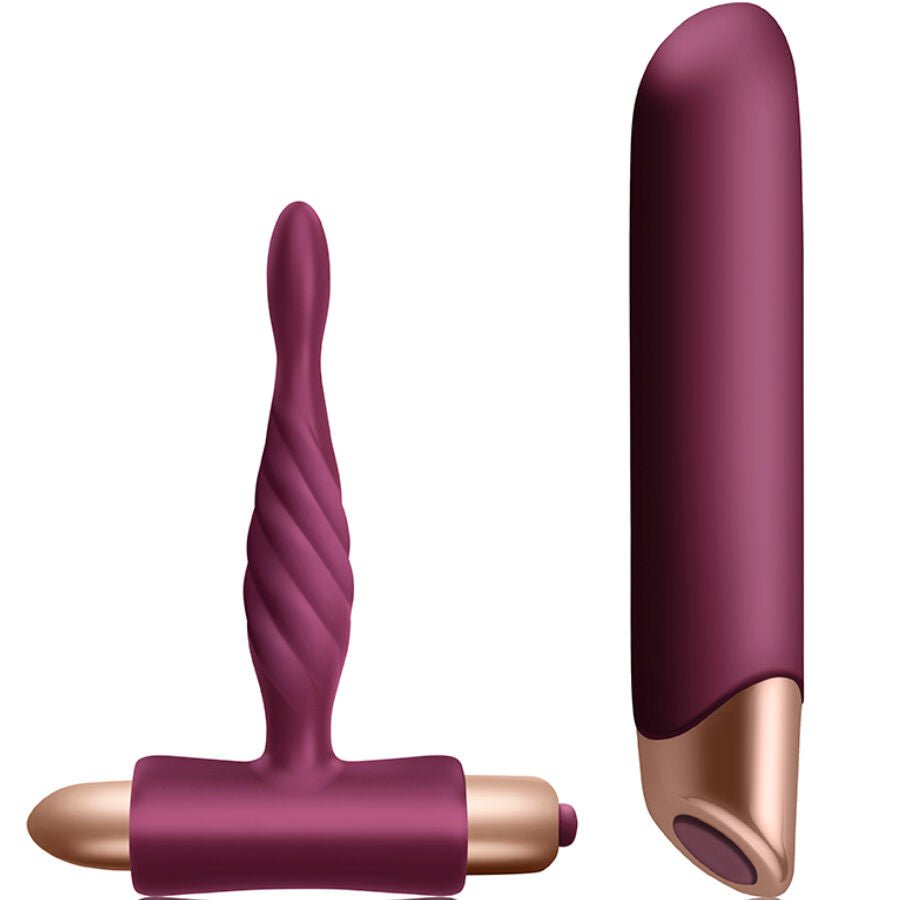 CLIMAXIMUM - KIT RAPTURE VIBRADOR CLÁSSICO + PLUG ANAL PARA INICIANTES - Infernum Store