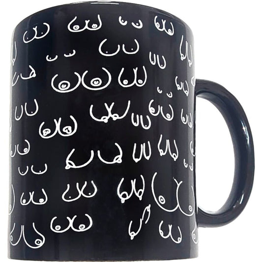 DIABLO PICANTE - BOOBS MUG BLACK 370 ML - Infernum Store