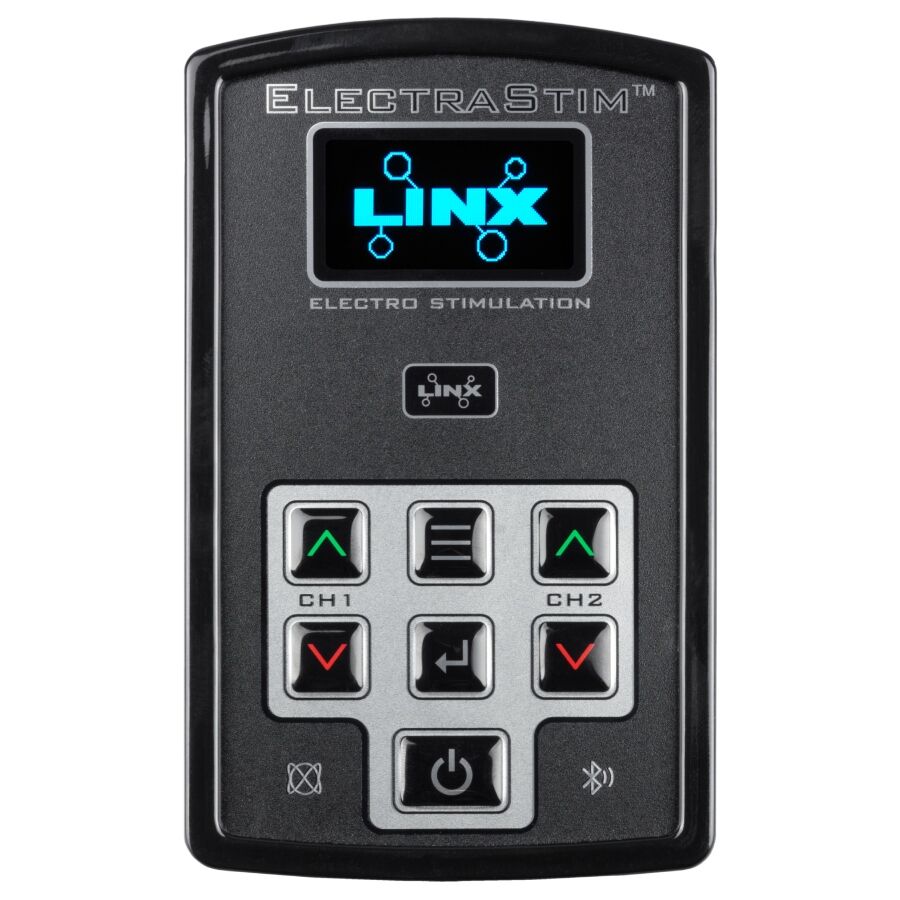 ELECTRASTIM - LINX ESTIMULADOR ELÉTRICO DE CANAL DUPLO COM APLICATIVO E CONTROLE REMOTO - Infernum Store