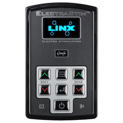 ELECTRASTIM - LINX ESTIMULADOR ELÉTRICO DE CANAL DUPLO COM APLICATIVO E CONTROLE REMOTO - Infernum Store