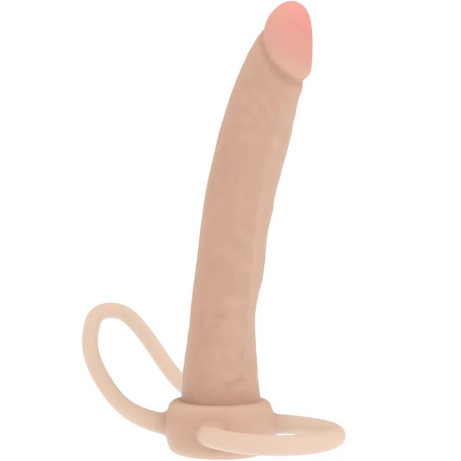 GET REAL - DOUBLE TROUBLE SILICONE ANAL PENETRATOR 16 CM - Infernum Store