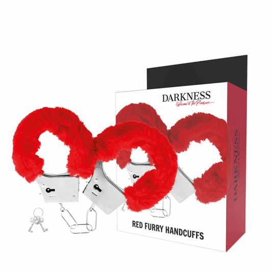 DARKNESS - ALGEMAS DE METAL FORRO VERMELHO - Infernum Store
