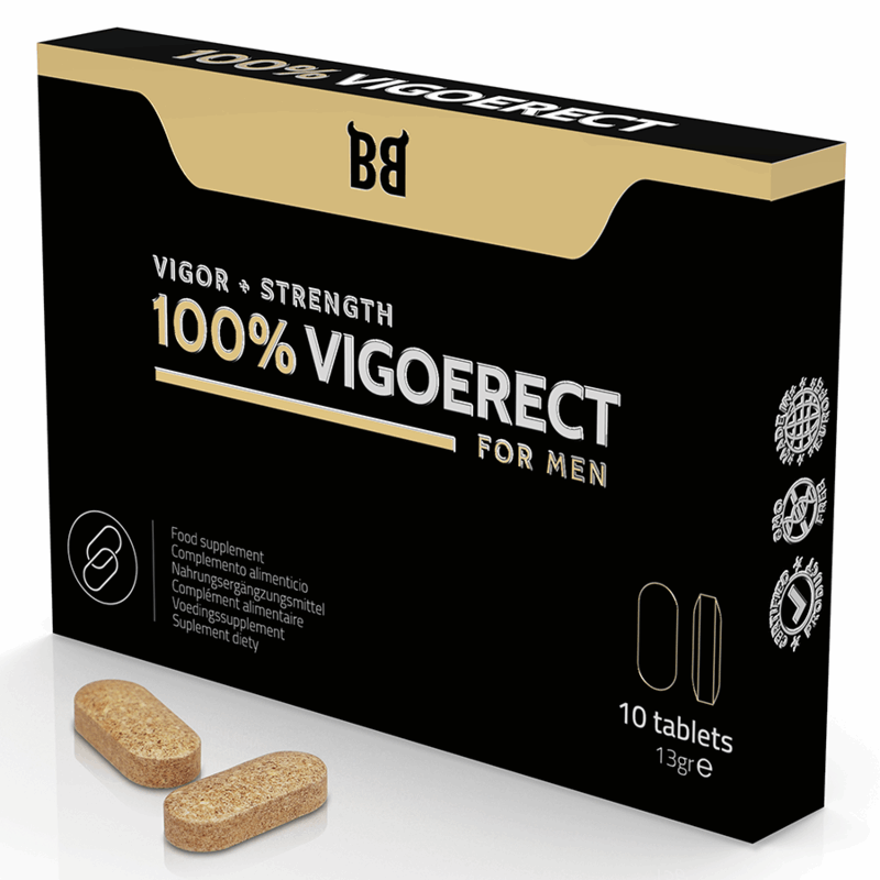 BLACK BULL - 100% VIGOERECT VIGOR + FORÇA PARA HOMENS 10 COMPRIMIDOS - Infernum Store