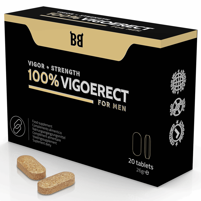 BLACK BULL - 100% VIGOERECT VIGOR + FORÇA PARA HOMENS 20 COMPRIMIDOS - Infernum Store