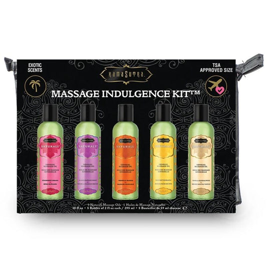 KAMASUTRA - KIT DE ÓLEO DE MASSAGEM INDULGENCE - Infernum Store