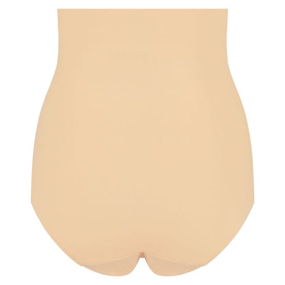 BYE-BRA - CINTO SEM EMENDA ESTILO PANTIES BEIGE TAMANHO XL