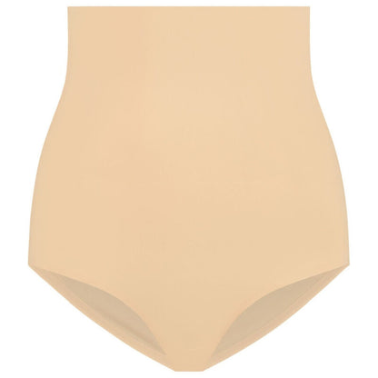 BYE-BRA - CINTO SEM EMENDA ESTILO PANTIES BEIGE TAMANHO XL