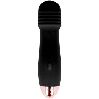 DOLCE VITA - VIBRADOR RECARREGÁVEL TRÊS PRETO 7 VELOCIDADE