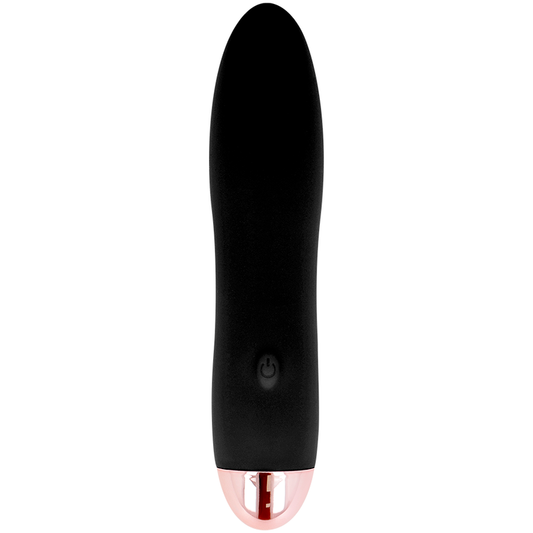 DOLCE VITA - RECHARGEABLE VIBRATOR FOUR BLACK 7 SPEEDS