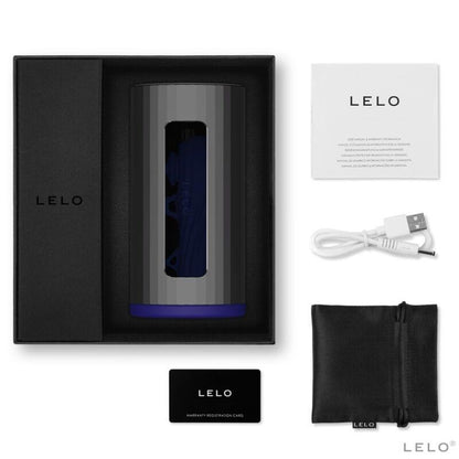 LELO F1S V2 MASTURBATOR SDK TECHNOLOGY - GUNMETAL AND BLUE MIDNIGHT