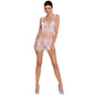 PASSION - WOMAN BS090 BODYSTOCK BRANCO TAMANHO ÚNICO