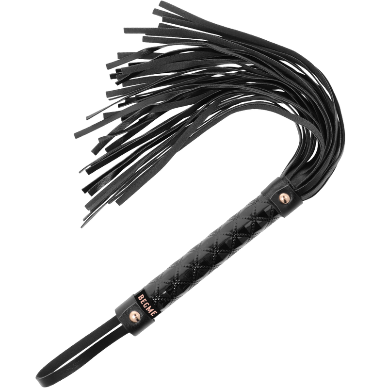 BEGME - BLACK EDITION FLOGGER DE COURO VEGANO