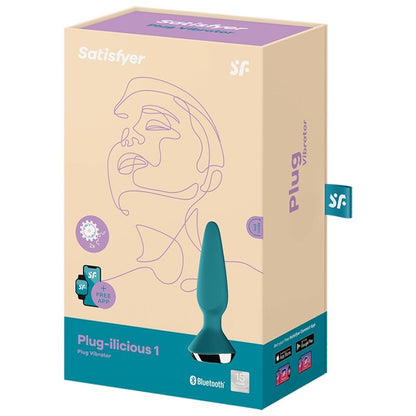 SATISFYER - VIBRADOR PLUG ILICIOUS 2 PLUG VERDE