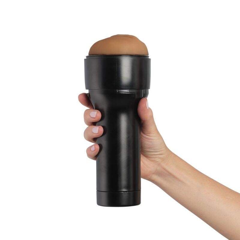 KIIROO - ESTIMULADOR MASTURBADOR FEEL STROKER - MARROM CLARO - Infernum Store