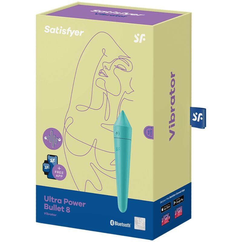 SATISFYER ULTRA POWER BULLET 8 - TURQUOISE