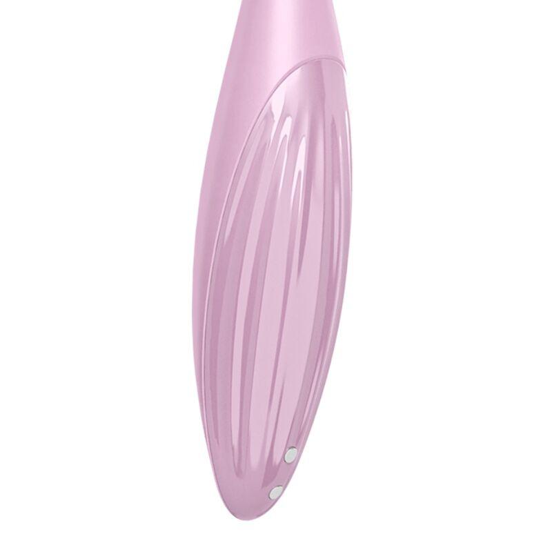 SATISFYER TWIRLING JOY CLIT TIP VIBRATOR - PINK