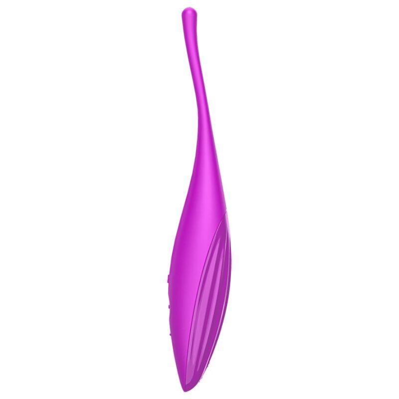 SATISFYER TWIRLING JOY CLIT TIP VIBRATOR - FUCHSIA