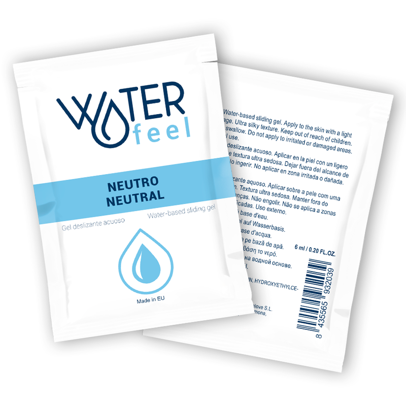 WATERFEEL - NEUTRAL WATER-BASED SLIDING GEL 6 ML