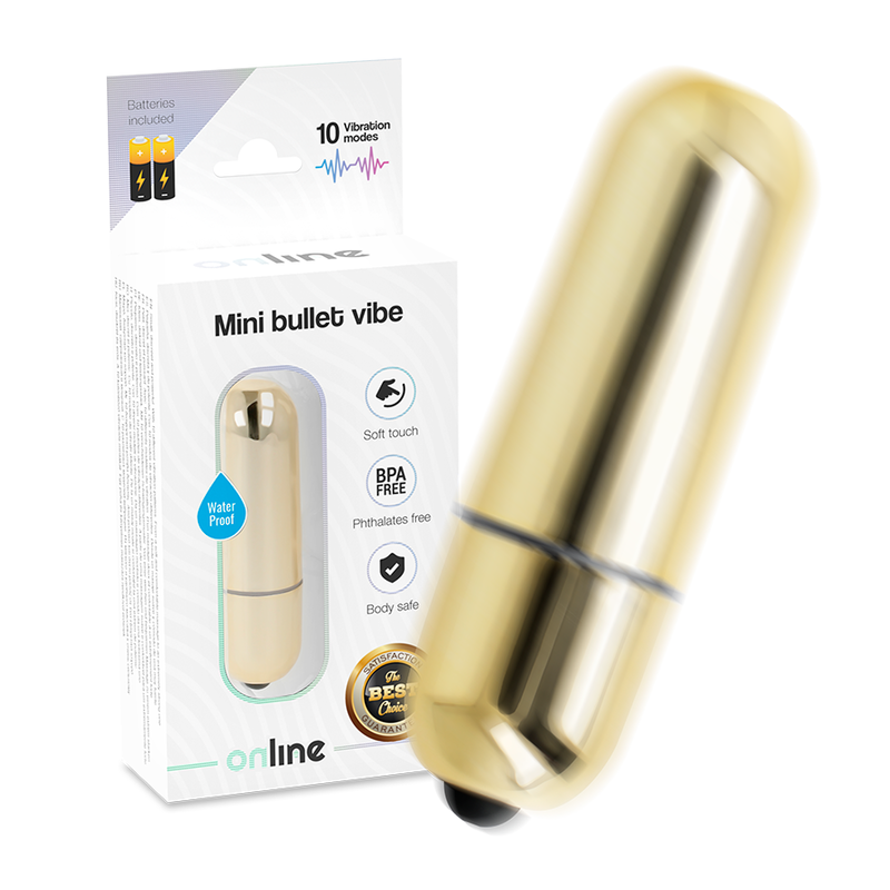 ONLINE - MINI BULLET VIBE GOLDEN