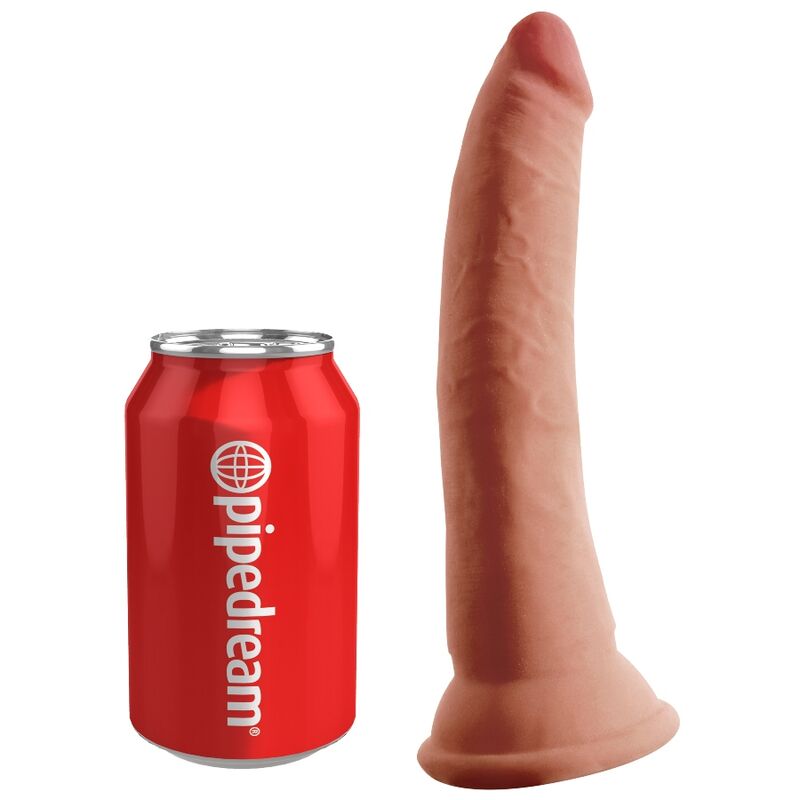 KING COCK - PLUS 3D DILDO TRIPLA DENSIDADE 18 CM - Infernum Store