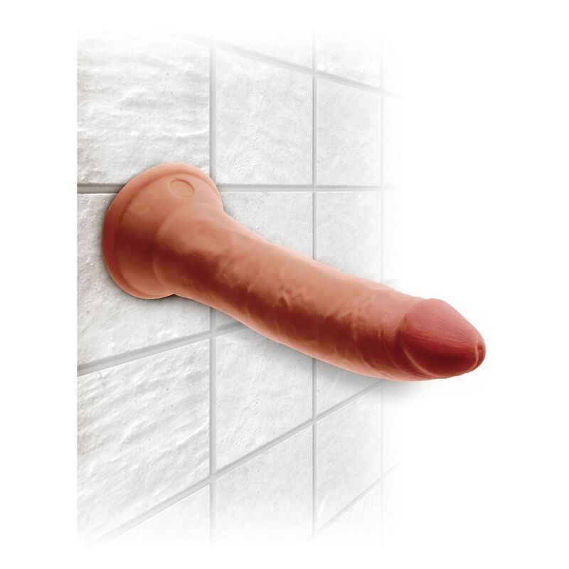 KING COCK - PLUS 3D DILDO TRIPLA DENSIDADE 18 CM - Infernum Store