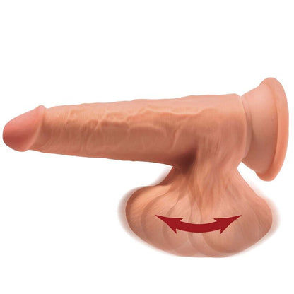 KING COCK - PLUS BOLAS DE BALANO DE DILDO 3D 15.2 CM - Infernum Store