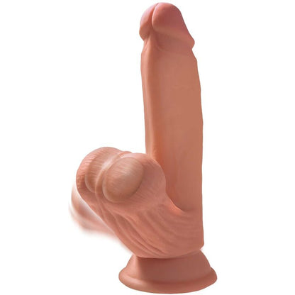 KING COCK - PLUS BOLAS DE BALANO DE DILDO 3D 15.2 CM - Infernum Store