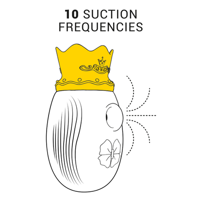 INTENSE - ESTIMULADOR DE CLITÓRIO 10 FREQUÊNCIAS DE LAMBEDURA E SUCO - AZUL