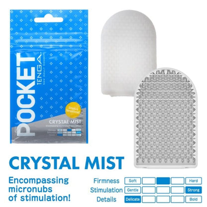 TENGA - CRYSTAL MIST POCKET MASTURBADOR - Infernum Store