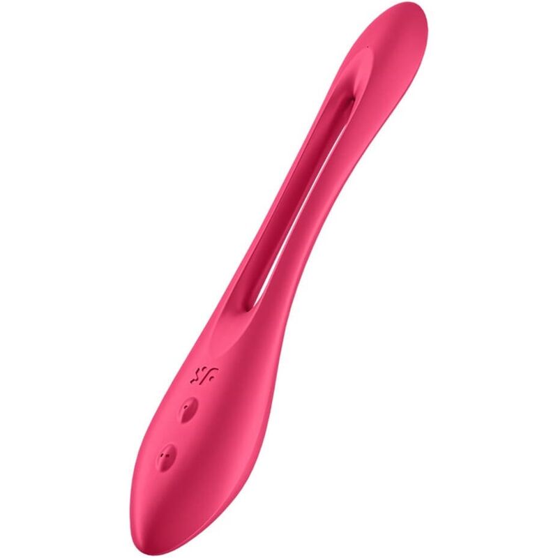 SATISFYER - ELASTIC JOY MULTI VIBRATOR RED