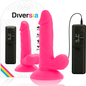 DIVERSIA - FLEXÍVEL VIBRAO VIBRAO ROSA 17 CM -O- 3.3 CM