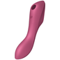 SATISFYER - VIBRADOR DE PULSO DE AR CURVY TRINITY 3 VERMELHO