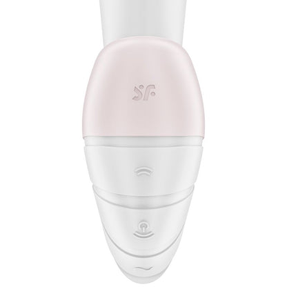 SATISFYER - ESTIMULADOR DE PULSO DE AR SUPERNOVA E VIBRAO BRANCO