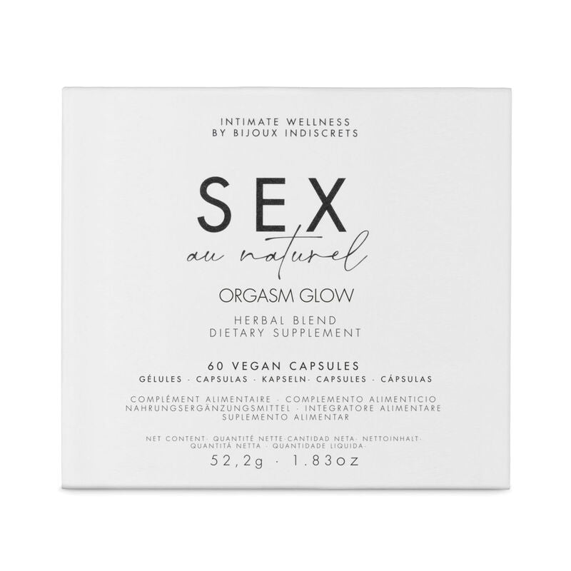 BIJOUX - SUPLEMENTO ALIMENTAR ORGASM GLOW 60 CÁPSULAS