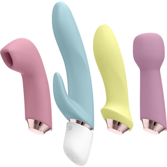 SATISFYER - MARVELOUS FOUR VIBRATOR & AIR PULSE SET