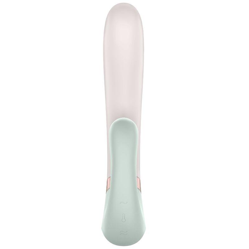 SATISFYER HEAT WAVE VIBRATOR APP - WHITE