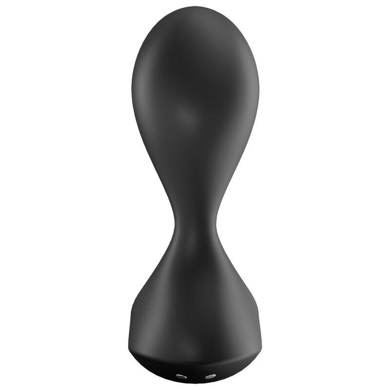 SATISFYER SWEET SEAL VIBRATING PLUG APP BLACK