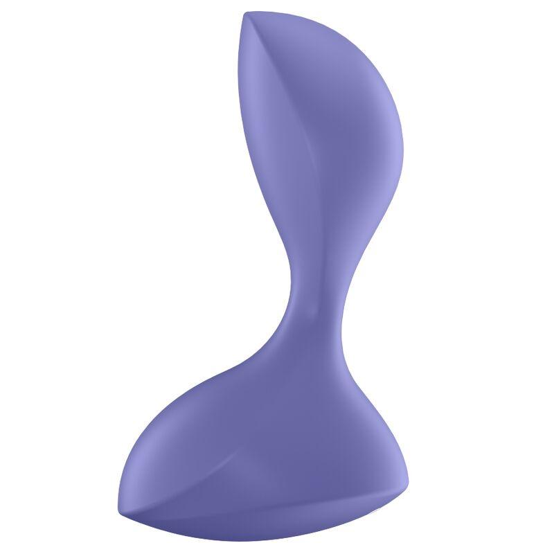 SATISFYER SWEET SEAL VIBRATING PLUG APP PURPLE