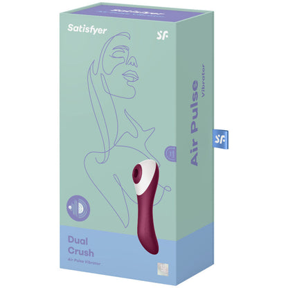 SATISFYER - VIBRADOR DE PULSO DE AR DUAL CRUSH