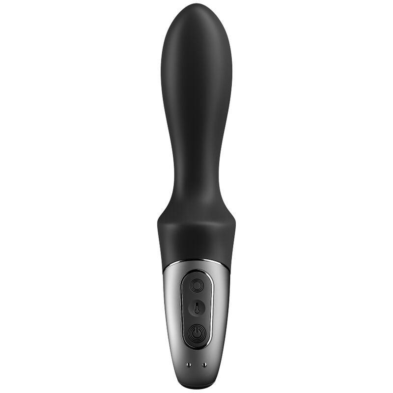 SATISFYER HEAT CLIMAX ANAL VIBRATOR APP - BLACK