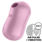 SATISFYER - ESTIMULADOR E VIBRADOR DE PULSO DE AR COTTON CANDY LILÁS
