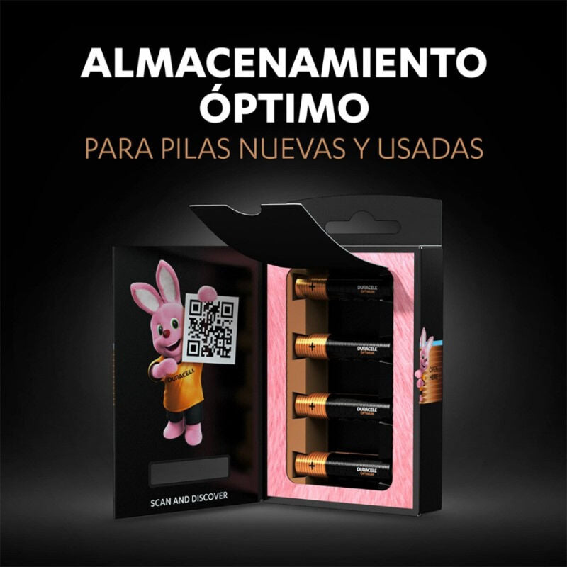 DURACELL - BATERIA ALCALINA OPTIMUM 200 AAA LR03 4 UNIDADE