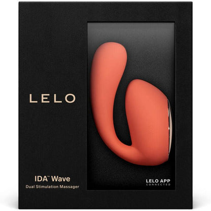 LELO IDA WAVE COUPLES MASSAGER CORAL RED