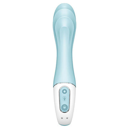 SATISFYER AIR PUMP VIBRATOR 5+ INFLATABLE G-SPOT VIBRATOR APP - BLUE