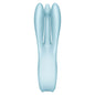 SATISFYER - VIBRADOR THREESOME 1 AZUL